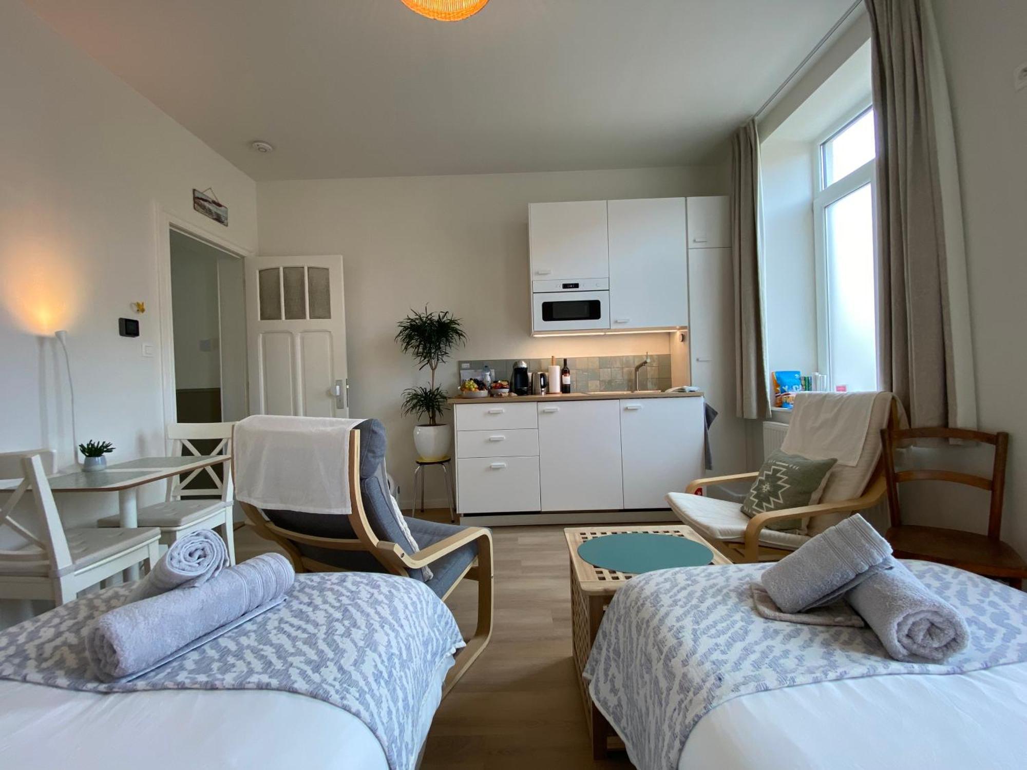 Logies-M Comfort Studios Inc Bikes B&B Ostend Luaran gambar