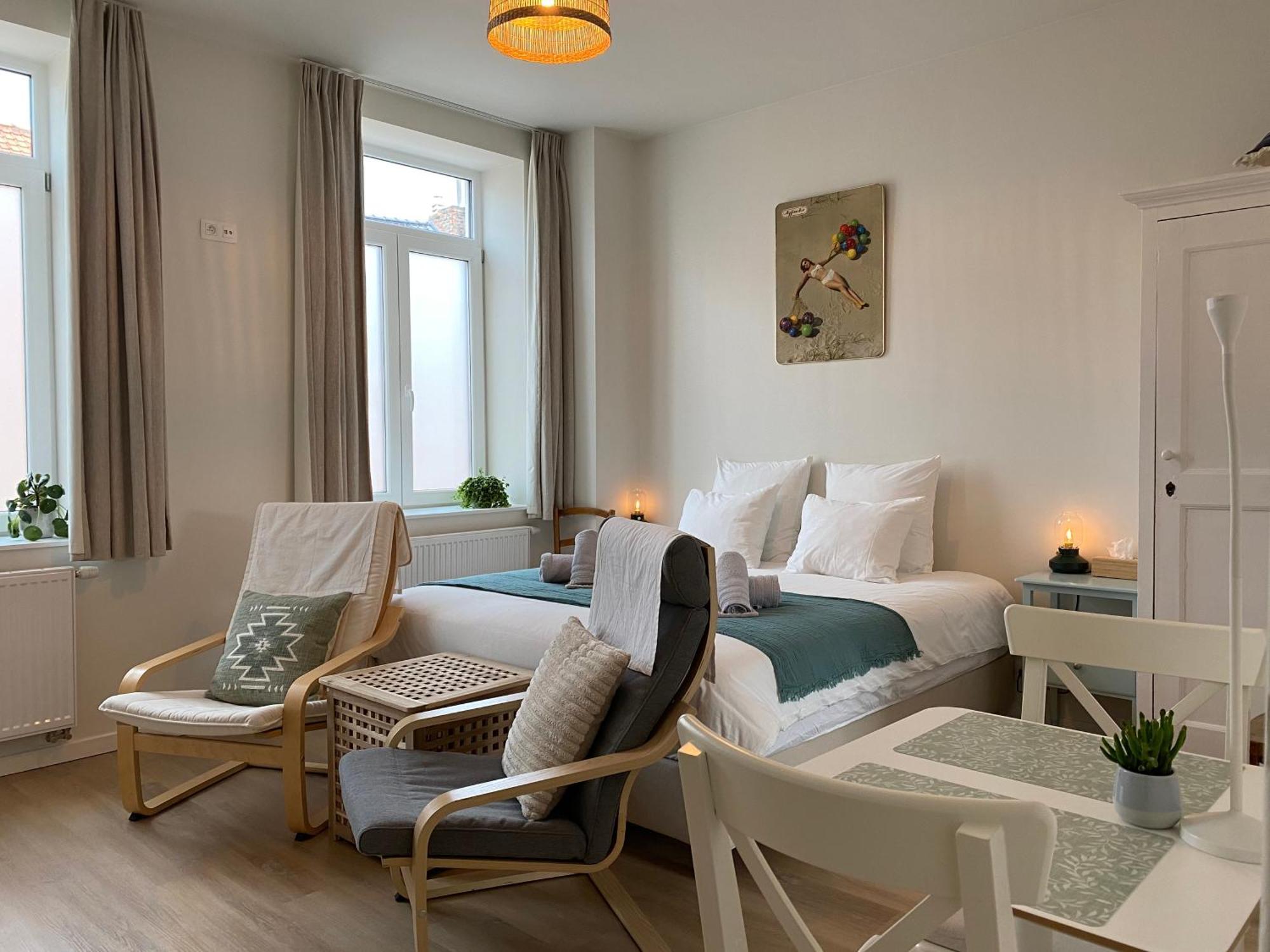 Logies-M Comfort Studios Inc Bikes B&B Ostend Luaran gambar
