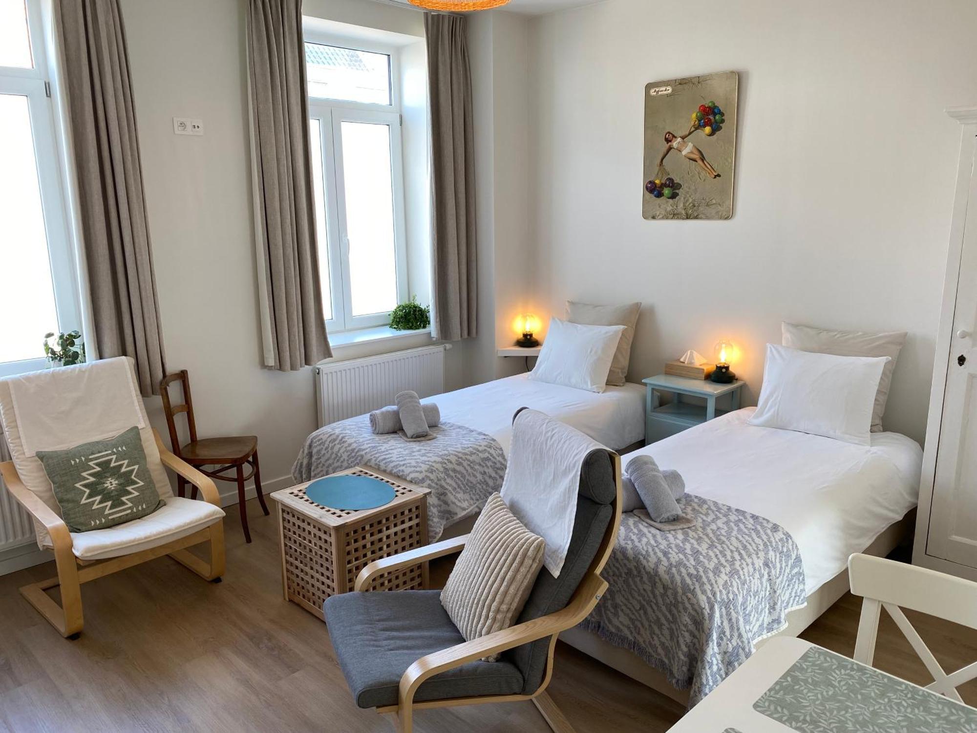 Logies-M Comfort Studios Inc Bikes B&B Ostend Luaran gambar